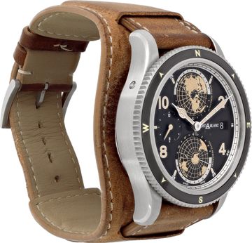 MontBlanc Geosphere 7457 Stainless Steel Black dial 43mm Automatic watch