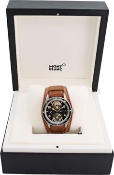MontBlanc Geosphere 7457 Stainless Steel Black dial 43mm Automatic watch