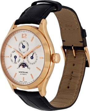 MontBlanc Heritage 7352    18k Rose Gold Silver dial 40mm Automatic watch