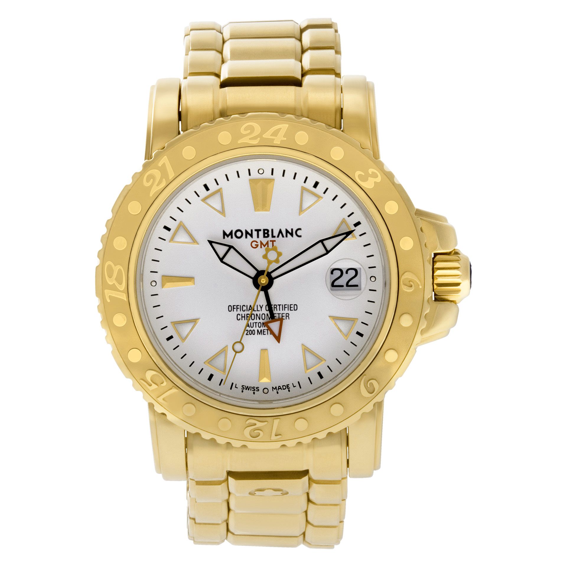 Preowned MontBlanc sport 7066-PL 18k 41mm auto watch | | Gray & Sons