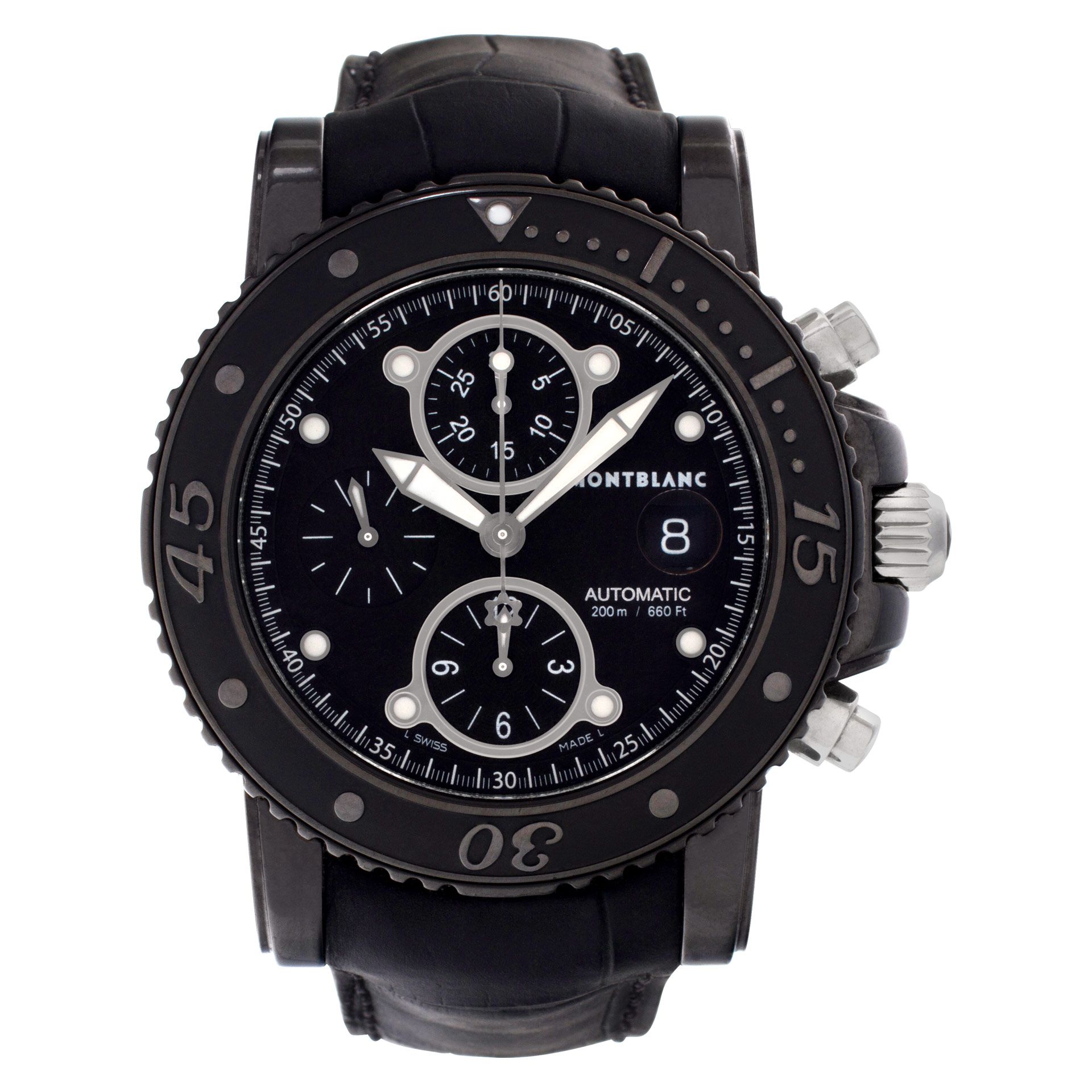 Montblanc　ブラックベルト ブラック レザーベルト、30 mm - 高級ベルト – Montblanc® JP