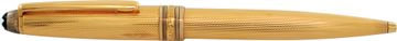 Montblanc Sterling And Gold Vermeil Ball Point Pen Double Broad Nib