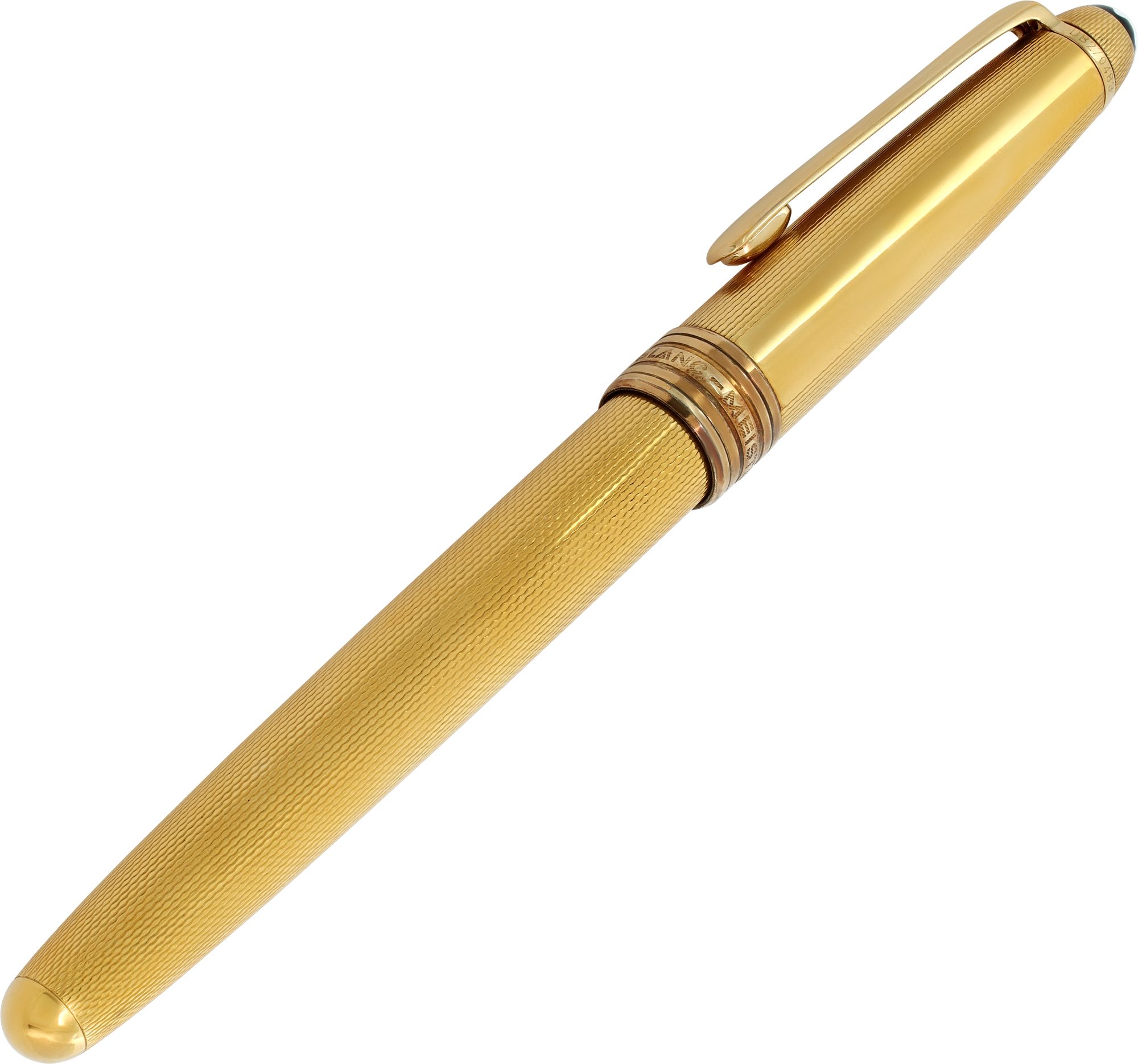 Markmont classic Magnum Opus｜ニッケルプレート Montblanc Vermeil Fountain Pen Barley Grain. Tip stampled 14k