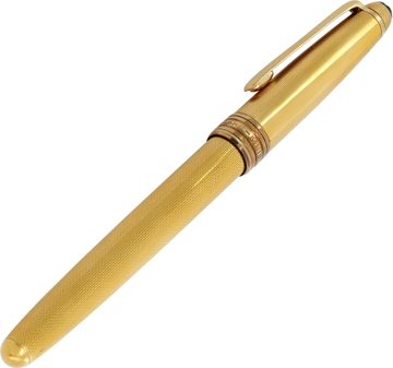 Montblanc Vermeil Fountain Pen Barley Grain. Tip stampled 14k. Montblanc Vermeil Fountain Pen Barley Grain. Tip stampled 14k.