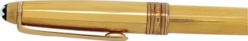 Montblanc Vermeil Fountain Pen Barley Grain. Tip stampled 14k.