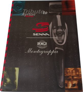 Montegrappa Tribute to Ayrton Senna sterling silver roller ball pen