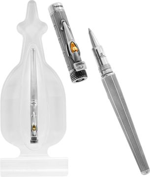 Montegrappa Tribute to Ayrton Senna sterling silver roller ball pen
