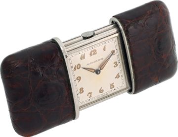 Movado Travel Clock Stainless Steel 48mm  watch