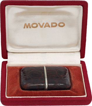 Movado Travel Clock Stainless Steel 48mm  watch