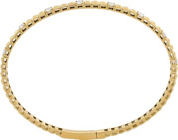 Diamond Bangle in 14k yellow gold