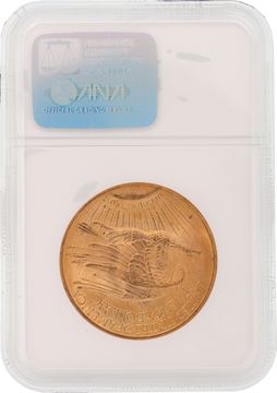 NGC graded and authenticated MS64 1924 $20 U.S. Saint-Gaudens Double Eagle gold coin