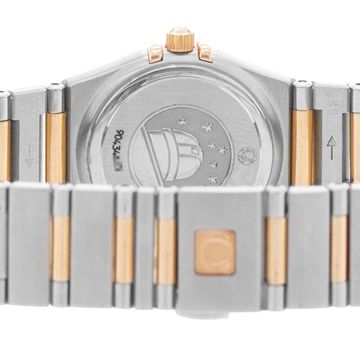 Omega Constellation 1360.60.00 Steel & Red Gold Brown dial 22mm Quartz