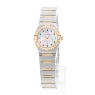 Omega Constellation 1367.79.00 Steel & Yellow Gold Mother of Pearl 22mm Quartz