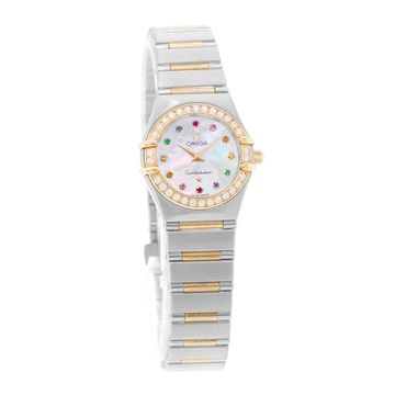 Omega Constellation 1367.79.00 Steel & Yellow Gold Mother of Pearl 22mm Quartz