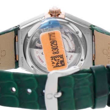 Omega Constellation 131.23.29.20.99.001 Steel & Rose Gold Green dial 29mm Auto