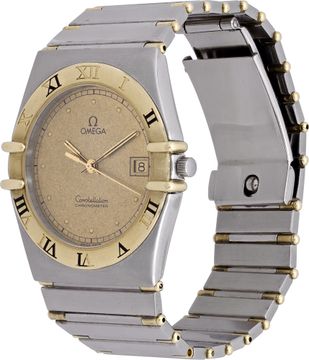 Omega Constellation in stainless steel & gold accents