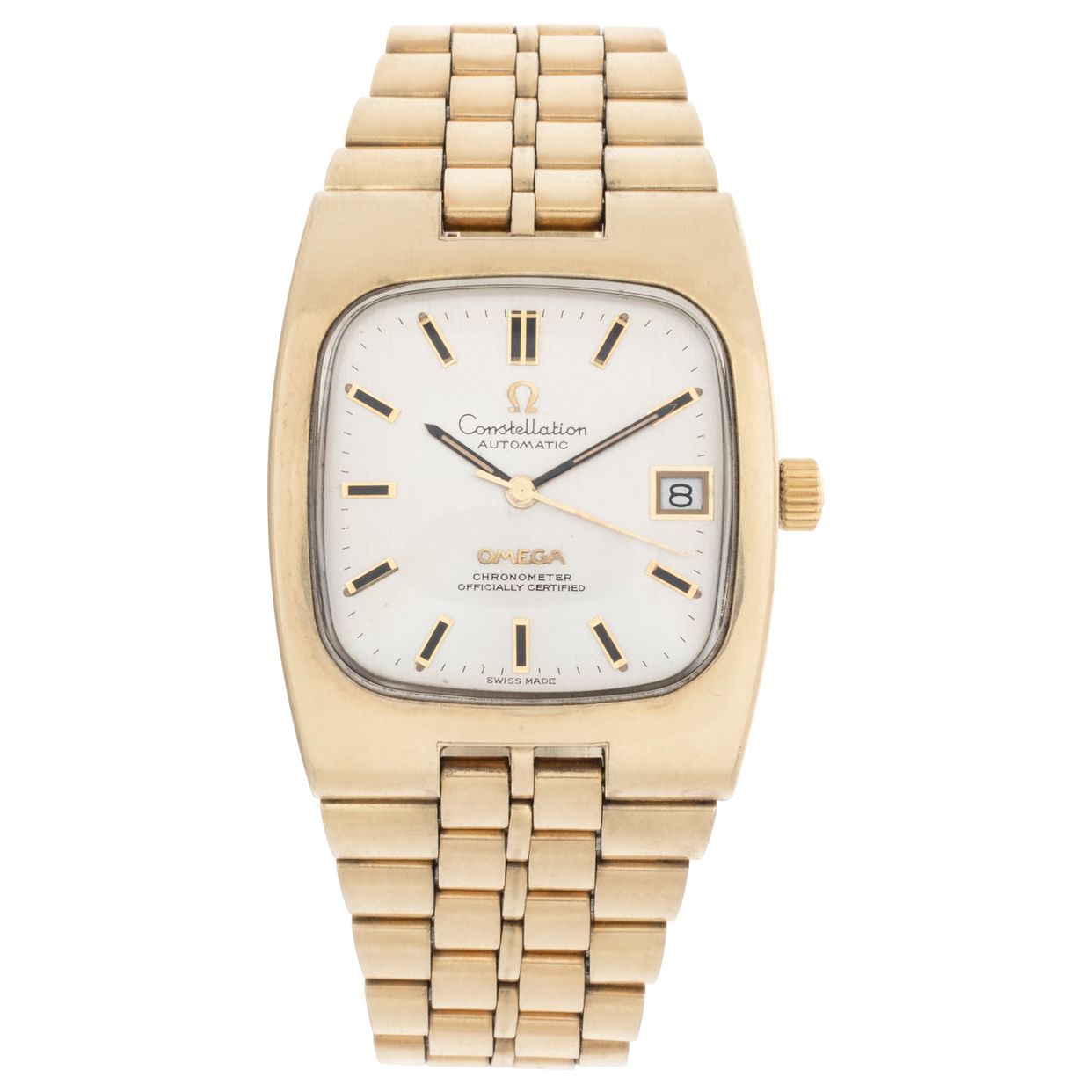Used Omega Constellation Gold Fill & Stainless Steel 33mm