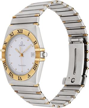 Omega Constellation 18k & steel 34mm Quartz watch