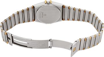 Omega Constellation 18k & steel 34mm Quartz watch