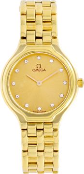 Omega De Ville 41601500 18k Yellow Gold 24mm Quartz watch Omega De Ville 24mm 41601500 Mens Watch Collection