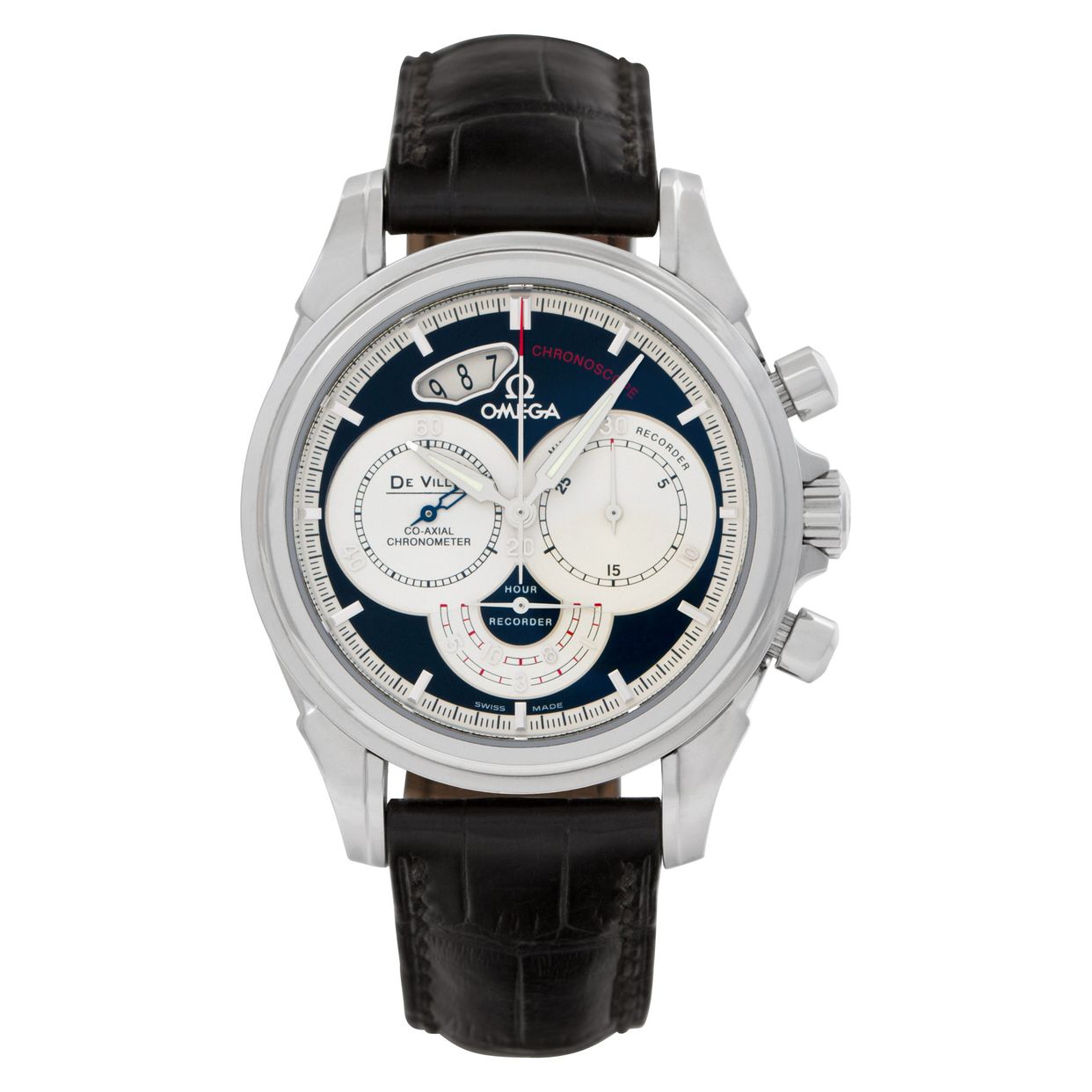 Used Omega De Ville 4850.50.31 Stainless Steel Black dial