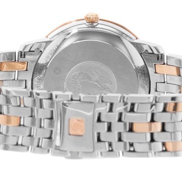 Omega De Ville Prestige 424.20.37.20.13.001 Steel & Rose Gold Brown dial 37mm Auto