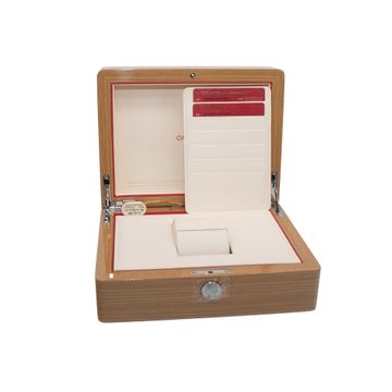 Omega De Ville Prestige 424.20.37.20.13.001 Steel & Rose Gold Brown dial 37mm Auto