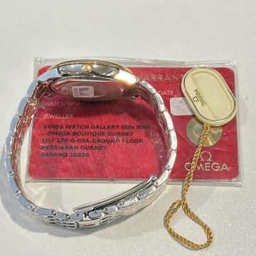 Omega De Ville Prestige 424.20.37.20.13.001 Steel & Rose Gold Brown dial 37mm Auto