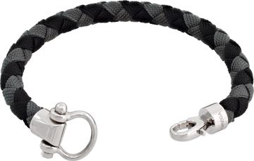 Omega sailing bracelet in black and gray