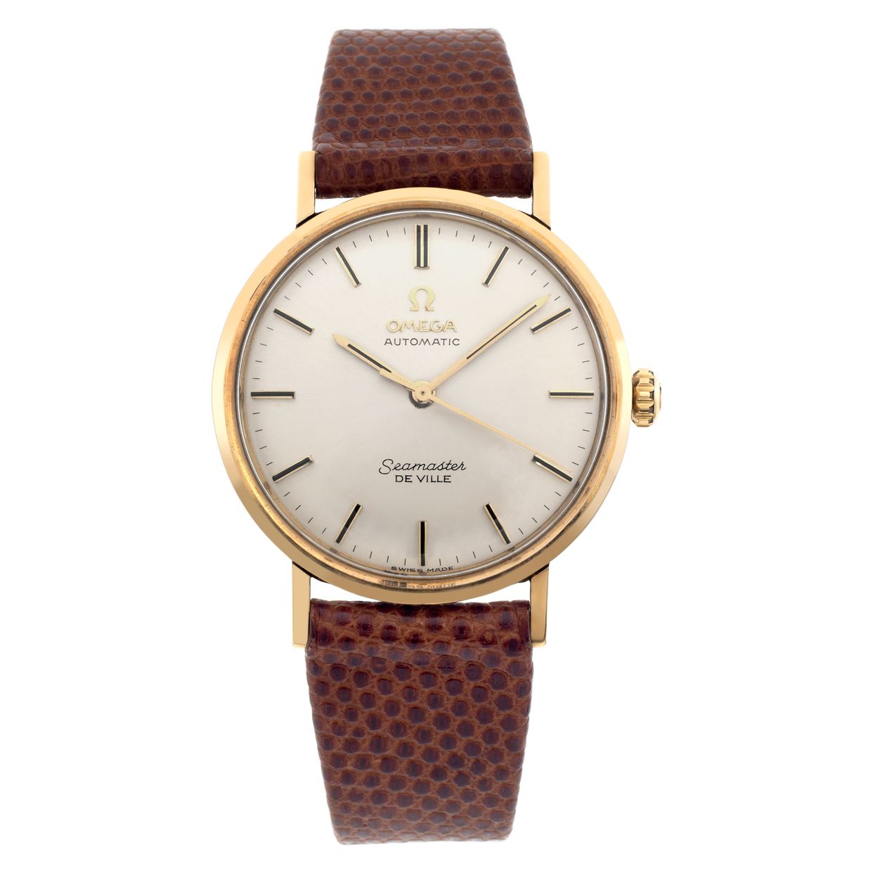 Pre-owned Omega Seamaster 123 Stainless Steel & Gold Plated