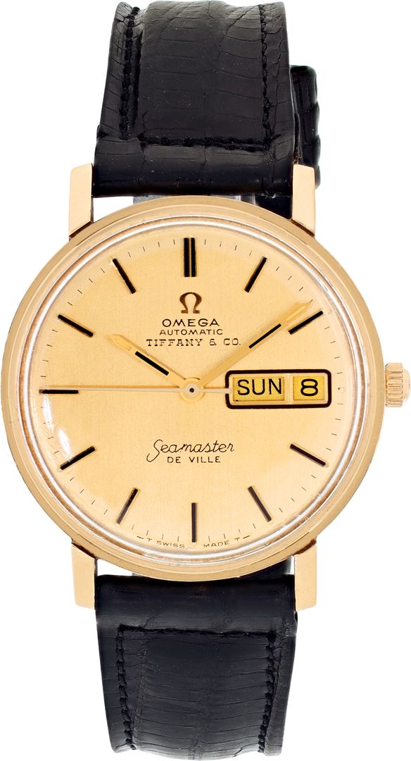 Pre-owned Omega Seamaster C6865 14k Yellow Gold 35mm | Gray & Sons