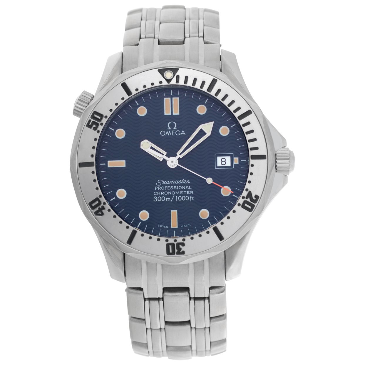 Pre-owned Omega Seamaster 2222.80.00 stainless steel 41mm