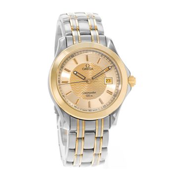 Omega Seamaster Aqua Terra 2311.11.00 Steel & Yellow Gold Champagne dial 36mm Quartz