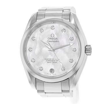 Omega Seamaster Aqua Terra 220.10.38.20.55.001 Steel Mother of Pearl Dial 38mm Auto