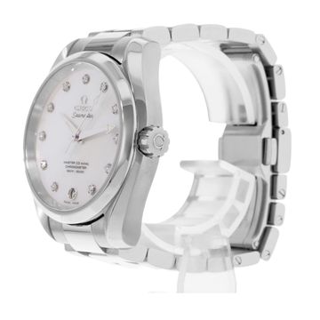 Omega Seamaster Aqua Terra 220.10.38.20.55.001 Steel Mother of Pearl Dial 38mm Auto