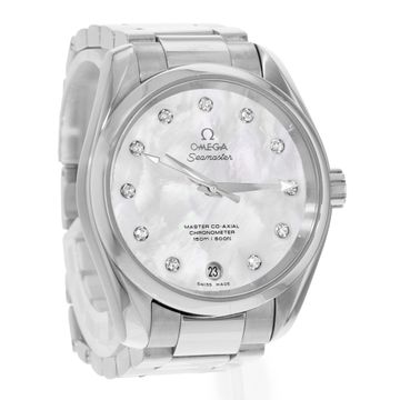 Omega Seamaster Aqua Terra 220.10.38.20.55.001 Steel Mother of Pearl Dial 38mm Auto
