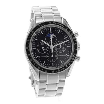 Omega Speedmaster Professional Moonwatch Moonphase 3576.50.00 Steel Black dial 42mm Manual