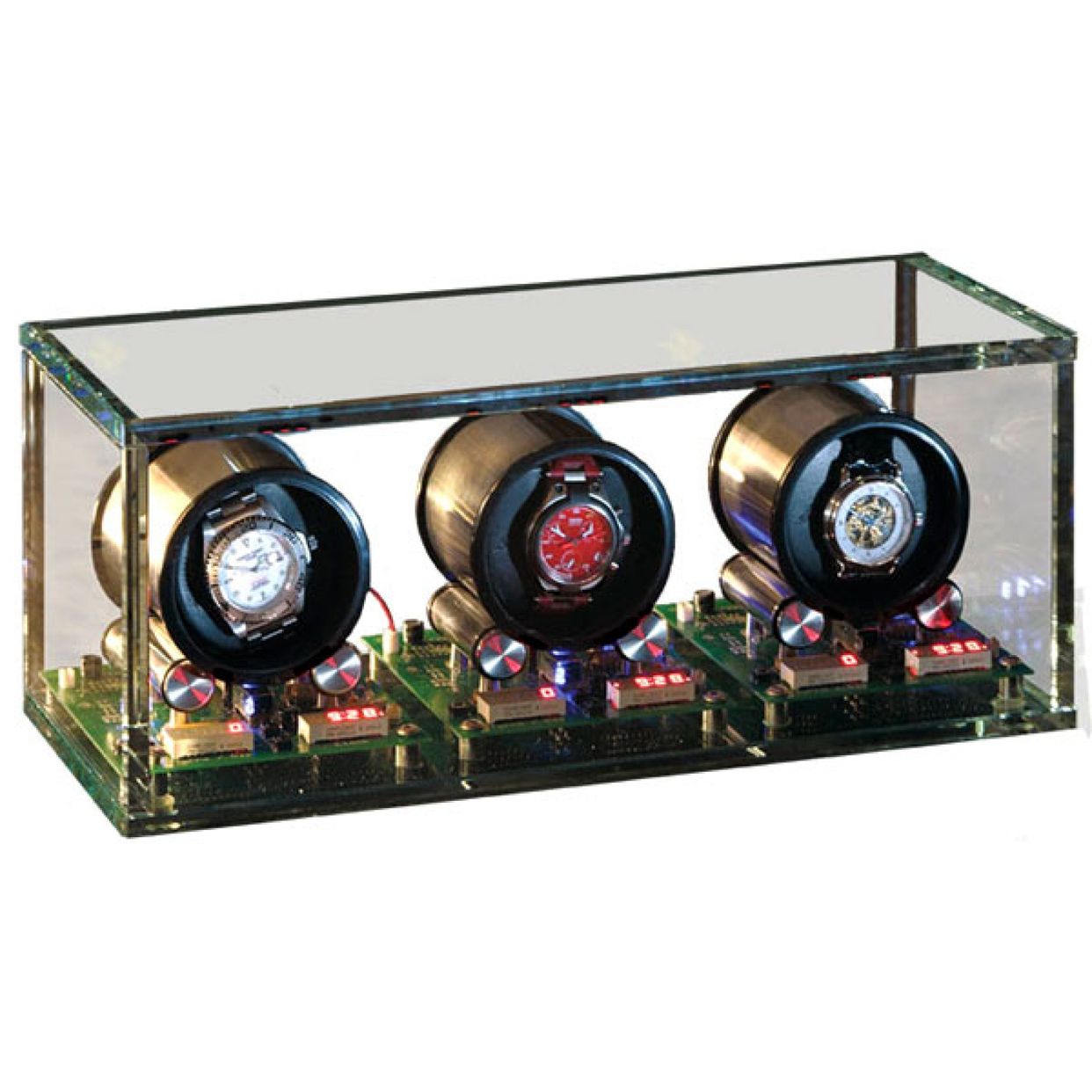 Orbita Futura Tourbillon Watchwinder Gray Sons Jewelers