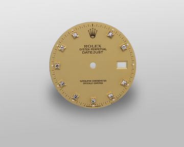 Original Rolex Datejust Champagne Diamond Dial For 36mm Models