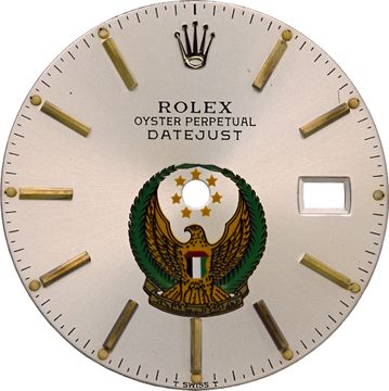 Original Rolex Datejust Dial with UAE crest for 36 mm models Dial Collection