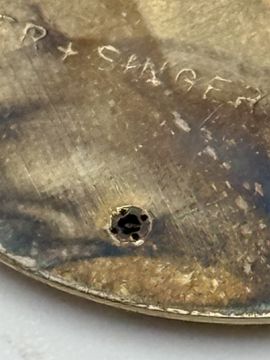 Original Rolex Sunburst Datejust Champagne Diamond Dial for 36mm