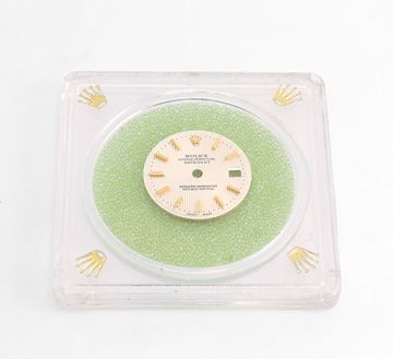 Original Rolex Datejust Tapestry Silver Dial with Gold Stick Markers for 26mm mo