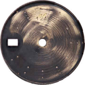 Original Rolex Date Black Dial with Stainless Steel Stick Markers for 26mm model