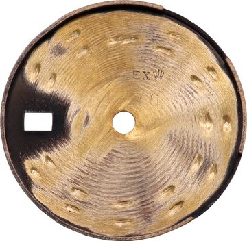 Original Rolex Ladies Datejust Black Tapestry Dial with Gold Stick Markers