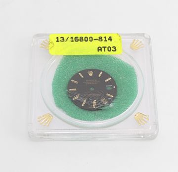 Original Rolex Ladies Datejust Black Tapestry Dial with Gold Stick Markers