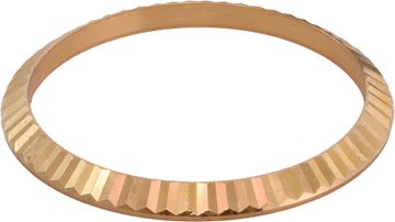 Original Rolex Ladies Fluted Bezel in 18k yellow gold for 26mm