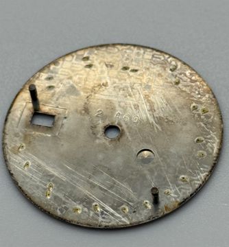 Original Silver Sunburst Rolex Datejust Dial With Gold Roman Numeral Markers