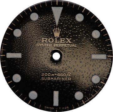 Original Vintage Tritium Rolex Gilt Submariner Dial for model 5513 Dial Collection