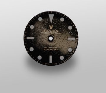 Original Vintage Tritium Rolex Gilt Submariner Dial for model 5513
