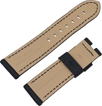 Paanerai Black Carbon Fiber Inspired Canvas Strap (24mm x 22mm)
